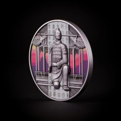 Cameroon 2000 Francs 2025 Silver 999. 2oz Ø50mm Antique Finish :: CHINESE Civilization - Image 3
