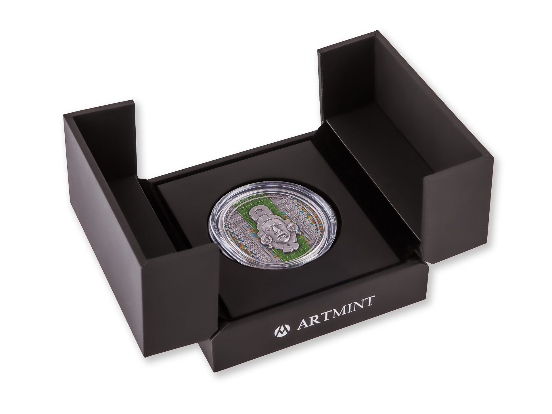 π Cameroon 2000 Francs 2025 Silver 999. 2oz Γ50mm Antique Finish :: MAIA Civilization - Image 7