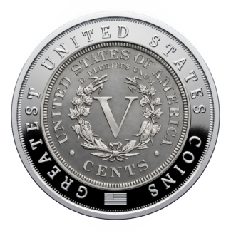 🆕 Niue $5 2026 Silver 999. 2oz Ø50mm Proof / Mate :: GREATEST USA COINS: 1913 Liberty head nickel