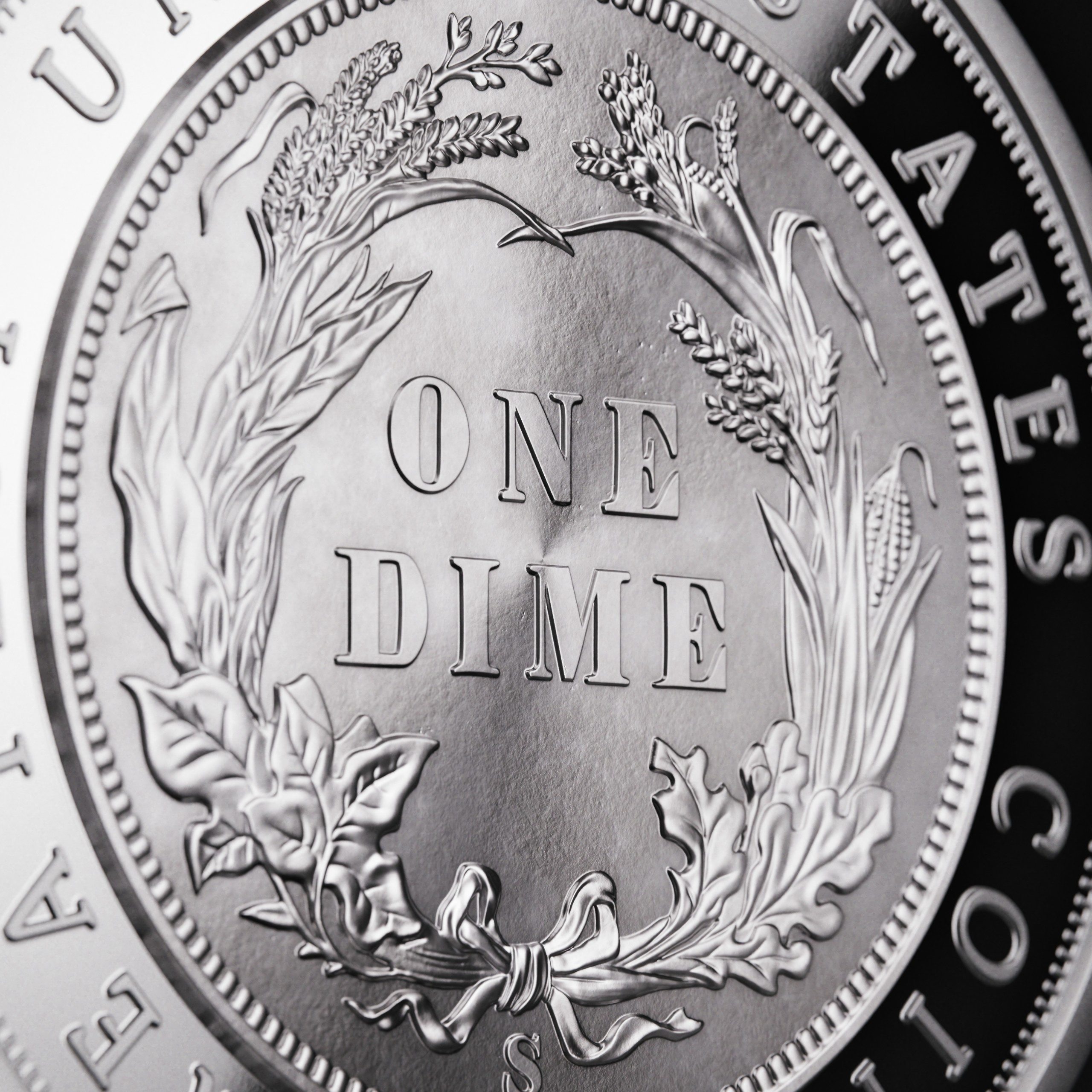 π Niue $5 2026 Silver 999. 2oz Γ50mm Proof / Antique :: GREATEST USA COINS: 1894-S Barber Dime - Image 6